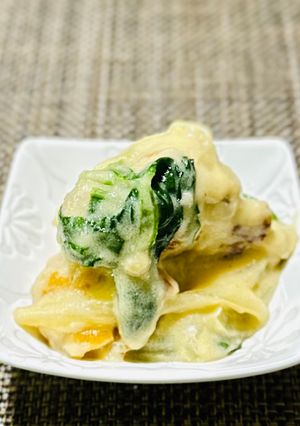 【作りおき】鶏とほうれん草のクリーム煮-レシピのメイン写真