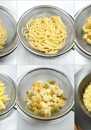 95℃ パスタの太さ・形状による検証実験-レシピのメイン写真