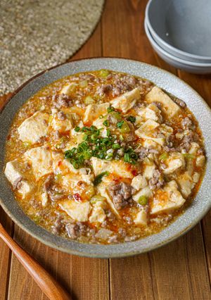 コスパ抜群◎男子喜ぶ！うま塩ねぎ麻婆豆腐-レシピのメイン写真
