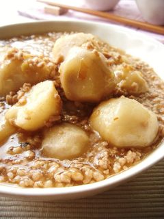 カツオがきいた、里芋のそぼろ煮-レシピのメイン写真