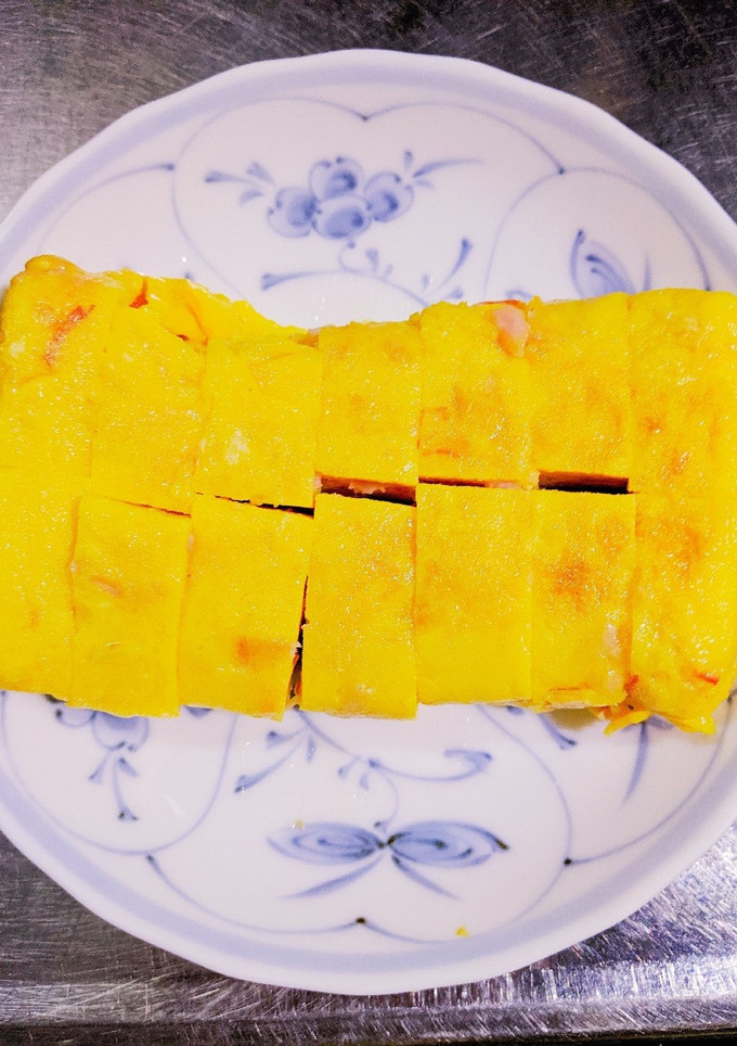 ハムとカニカマの卵焼き-レシピのメイン写真