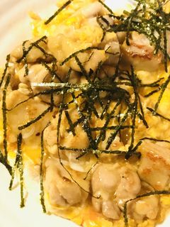鶏もも肉の玉子とじ-レシピのメイン写真