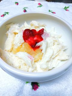 離乳食 粉ミルク消費に!果物のミルクパン-レシピのメイン写真