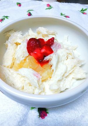 離乳食 粉ミルク消費に！果物のミルクパン-レシピのメイン写真