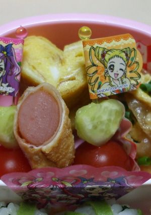 ｵｰﾛﾗｿｰｽのｳｲﾝﾅｰ巻き　ｷｬﾗ弁-レシピのメイン写真