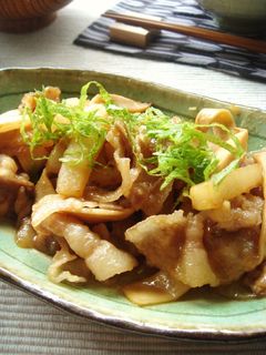 大根と豚バラのポン味噌炒め-レシピのメイン写真