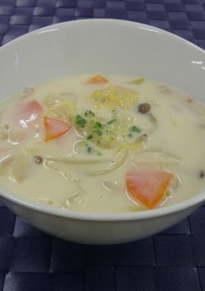 米粉で簡単♪白菜クリームスープ-レシピのメイン写真