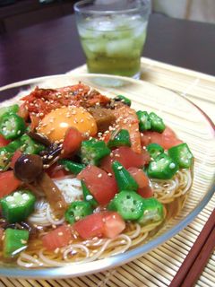 スタミナ冷やしそーめん-レシピのメイン写真