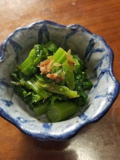 春の味♪菜の花のお浸し-レシピのメイン写真