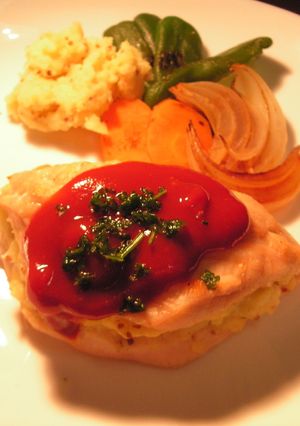 肉汁じゅわ♡鶏のマッシュポテトステーキ-レシピのメイン写真