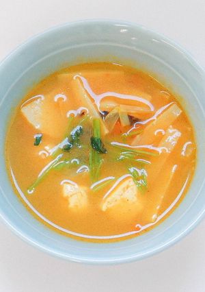 鶏ひき肉団子のスープ-レシピのメイン写真