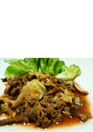 普通の牛肉炒め。（ニンニクばっちり味）-レシピのメイン写真