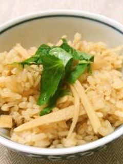 新生姜たっぷり炊き込みご飯-レシピのメイン写真