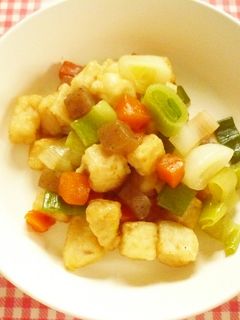 まぐろと長ねぎの揚げ煮・保育園給食-レシピのメイン写真