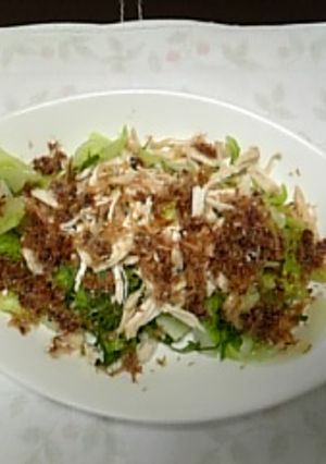 ★鶏肉とキャベツの梅おかか和え★-レシピのメイン写真