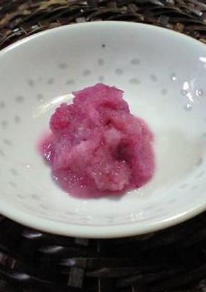 おしゃれな☆ピンク色の大根おろし-レシピのメイン写真