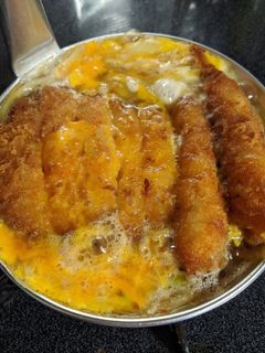 カツ丼♡豚カツ+エビフライ -レシピのメイン写真
