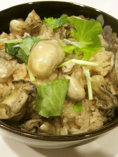 カキの炊き込みご飯-レシピのメイン写真