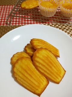 ★簡単!美味しい糖質オフ*マドレーヌ*♪-レシピのメイン写真