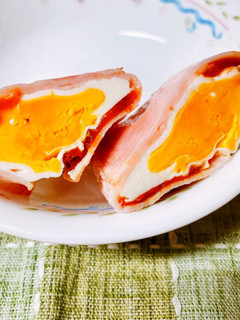 レンジでお弁当ハムエッグ-レシピのメイン写真