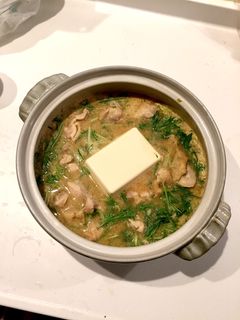 鶏肉と水菜の☆胡麻豆乳鍋☆-レシピのメイン写真