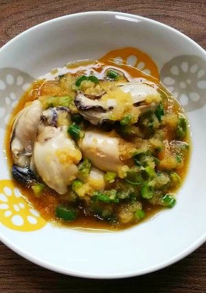 牡蠣のポン酢みぞれ和え-レシピのメイン写真