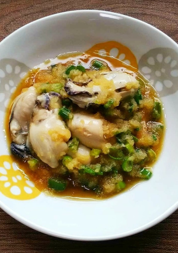 牡蠣のポン酢みぞれ和え-レシピのメイン写真