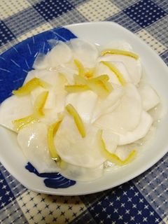 かぶの酢漬け柚子風味-レシピのメイン写真