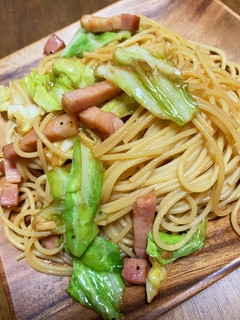ベーコンとキャベツの和風パスタ-レシピのメイン写真