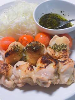 魚焼きグリルで作る、簡単グリルチキン。-レシピのメイン写真