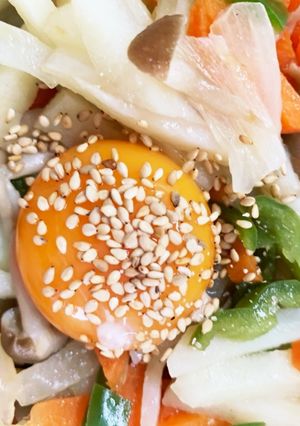 全てレンジカレー風味生姜焼きタコライス風-レシピのメイン写真