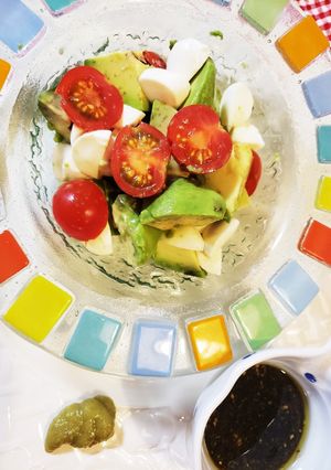 アボカド･トマトのワサビ醤油和え-レシピのメイン写真