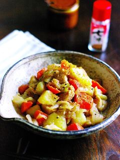 七味唐辛子で香り華やか甘辛鶏胸肉じゃが-レシピのメイン写真