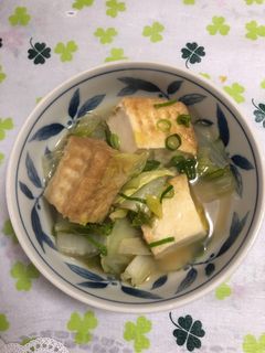 厚揚げと白菜のあっさり煮-レシピのメイン写真