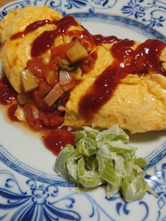 トマトたっぷりオムレツ-レシピのメイン写真