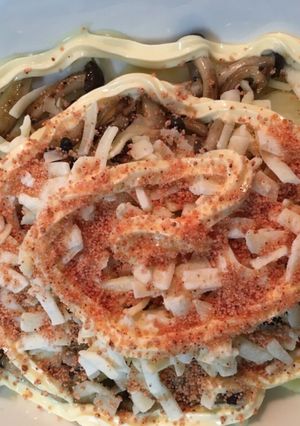 新じゃがとしめじのマヨ明太子チーズ焼き-レシピのメイン写真