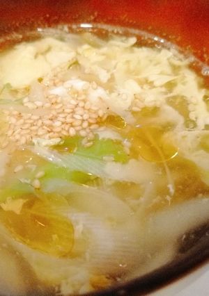 牛蒡と長ネギのあったか♪かきたま汁-レシピのメイン写真