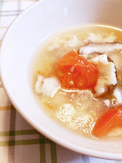 鶏むね肉とトマトのダイエットスープ-レシピのメイン写真