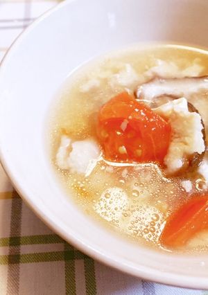 鶏むね肉とトマトのダイエットスープ-レシピのメイン写真