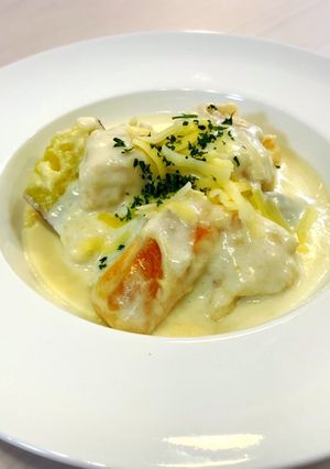 SNSで話題のチェーン店風♡シュクメルリ-レシピのメイン写真