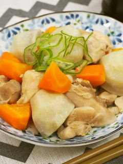 『鶏肉と根菜の味噌煮込み』-レシピのメイン写真
