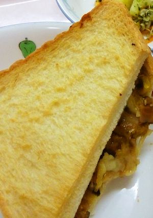 【学校給食】照り焼きホットサンド-レシピのメイン写真