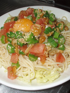 ネバネバさっぱりパスタ-レシピのメイン写真