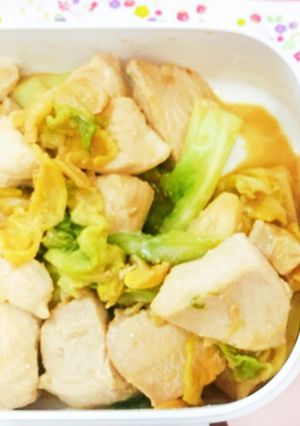 鶏肉とキャベツの炒めもの-レシピのメイン写真