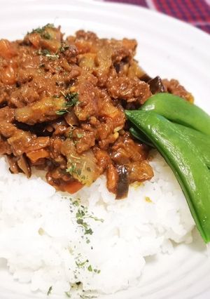 カレールゥで決まり！手早くキーマカレー-レシピのメイン写真