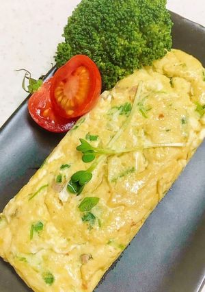 糖尿病旦那に作る美味しい野菜だし巻き卵-レシピのメイン写真