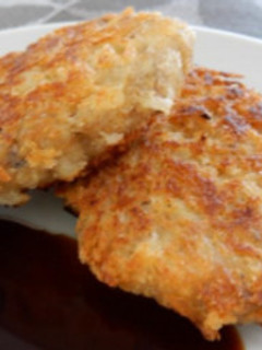 豆腐とサバ缶の焼きコロッケ-レシピのメイン写真