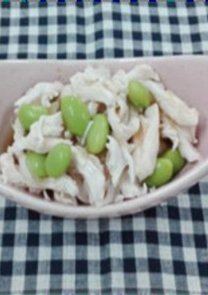 えだまめとささみの おろしポン酢和え-レシピのメイン写真