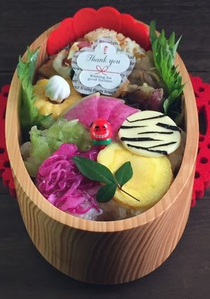立春節分弁当 中学生女子 詰め方-レシピのメイン写真