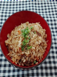 牛肉とごぼうのしらたき 炊き込み玄米ご飯-レシピのメイン写真